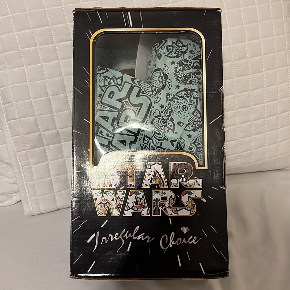 Irregular Choice x Disney Star Wars C3PO Women's Loafer in Gold and Black New - Picture 3 of 8